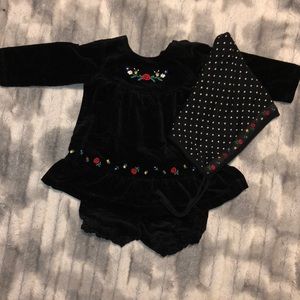 Hanna Andersson dress and hat set